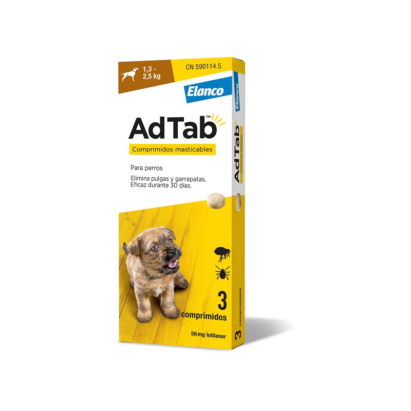Comprimido Antiparasitario para Perros - Adtab