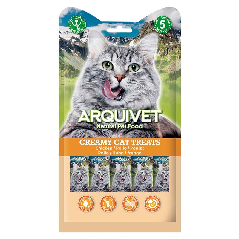 Snack Líquidos de Pollo para Gatos - Arquivet