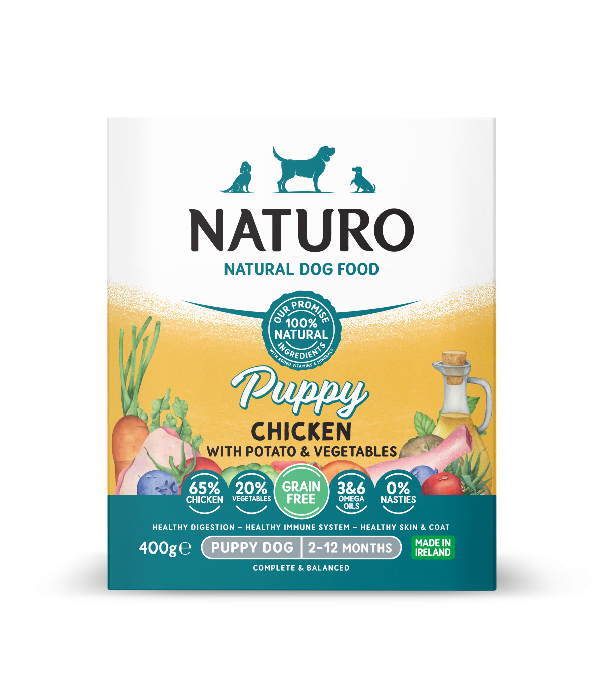 Alimentación Húmeda para Cachorros - Naturo