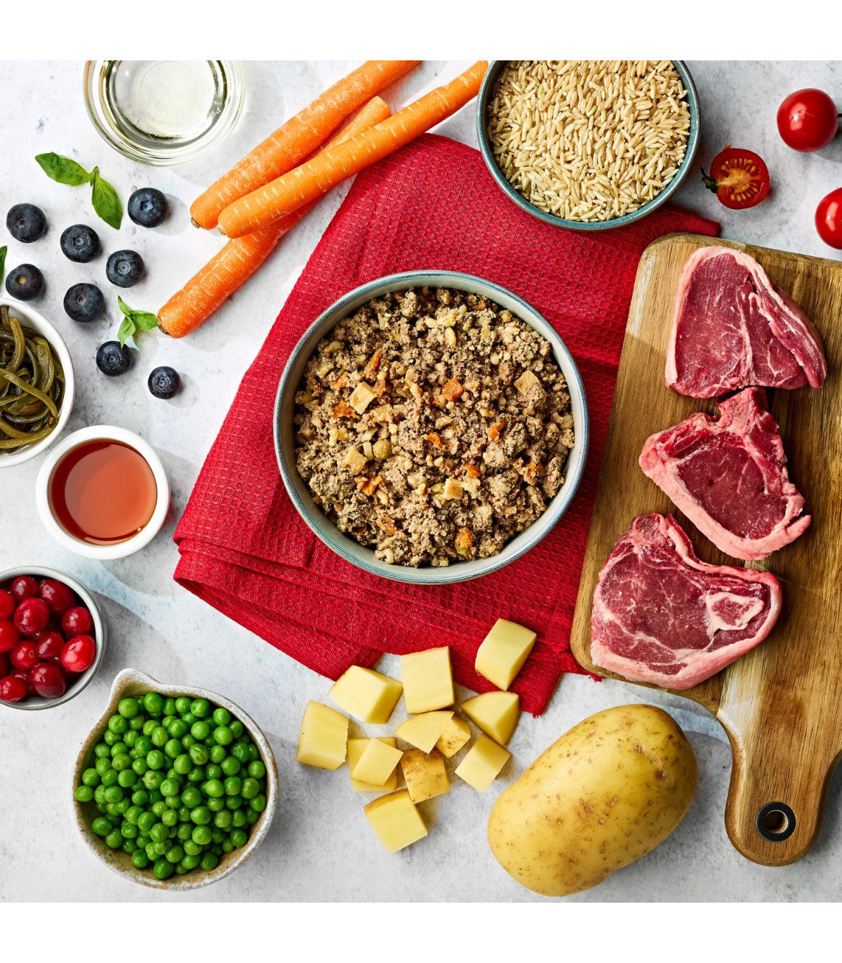 Alimentación Húmeda con Cordero para Perros Adultos - Naturo