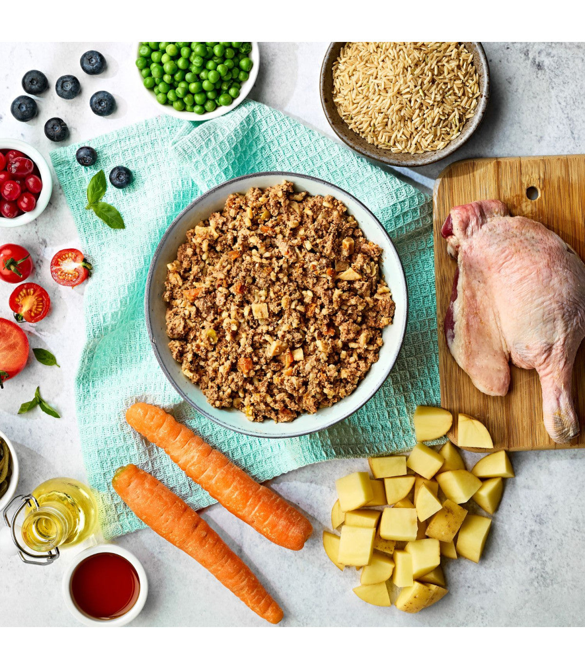 Alimentación Húmeda con Pato para Perros Adultos - Naturo