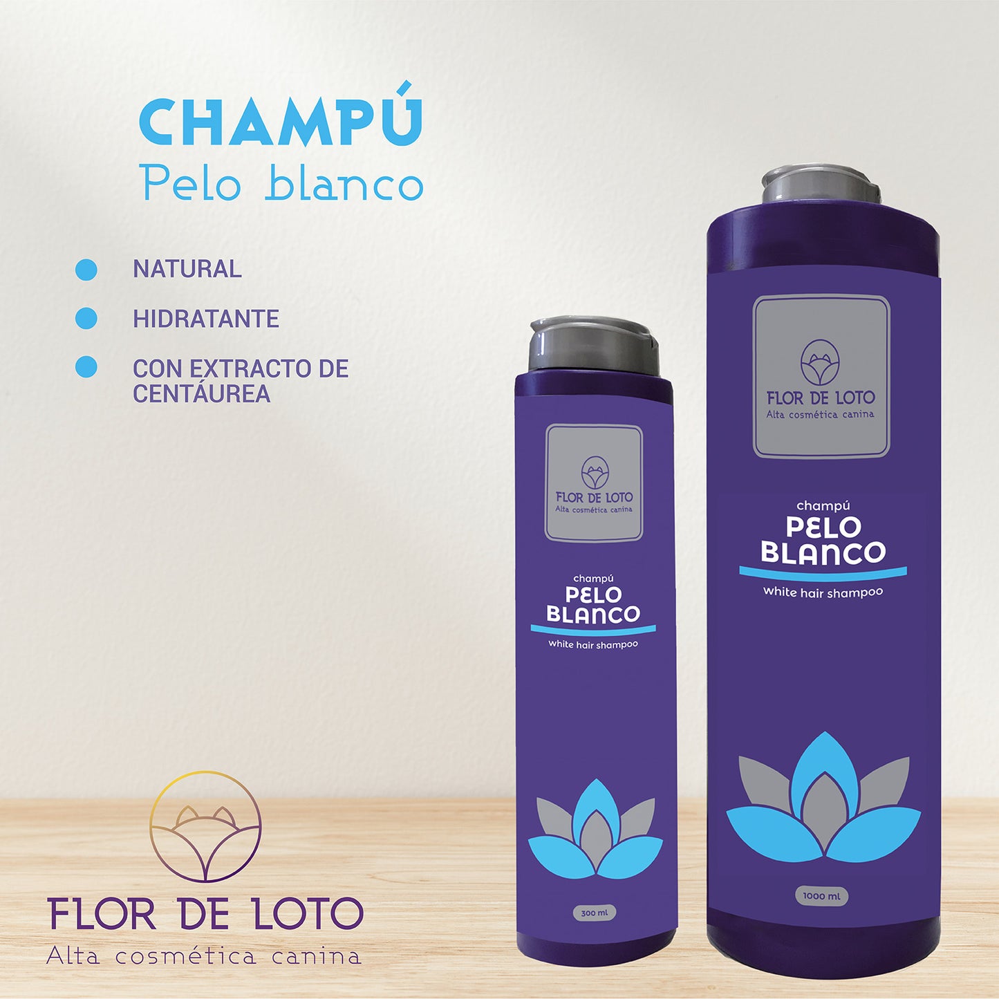 Champús para Perros y Gatos - Flor De Loto (ÚLTIMAS UNIDADES)