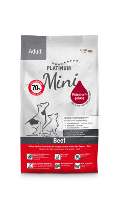 Pienso Semi-húmedo Vacuno para Perros Mini - Platinum