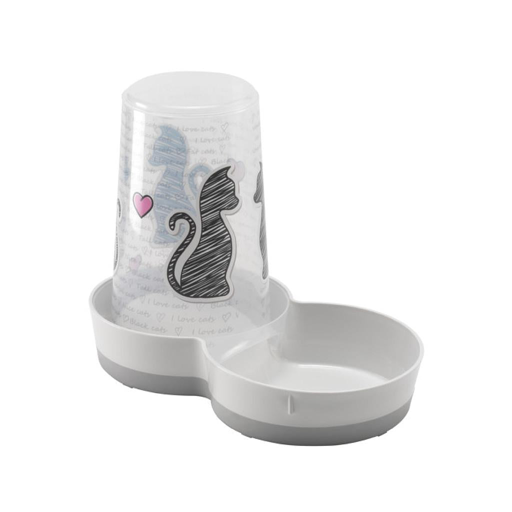 Tolva para Gatos - Cats in Love - 1'5lt. ¡OFERTA 30%DTO.! DEL 1 AL 20 DE ABRIL