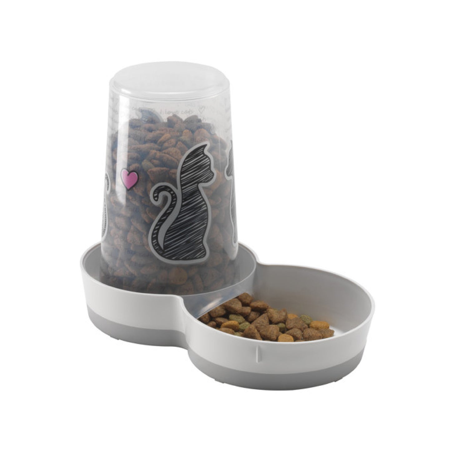 Tolva para Gatos - Cats in Love - 1'5lt. ¡OFERTA 30%DTO.! DEL 1 AL 20 DE ABRIL