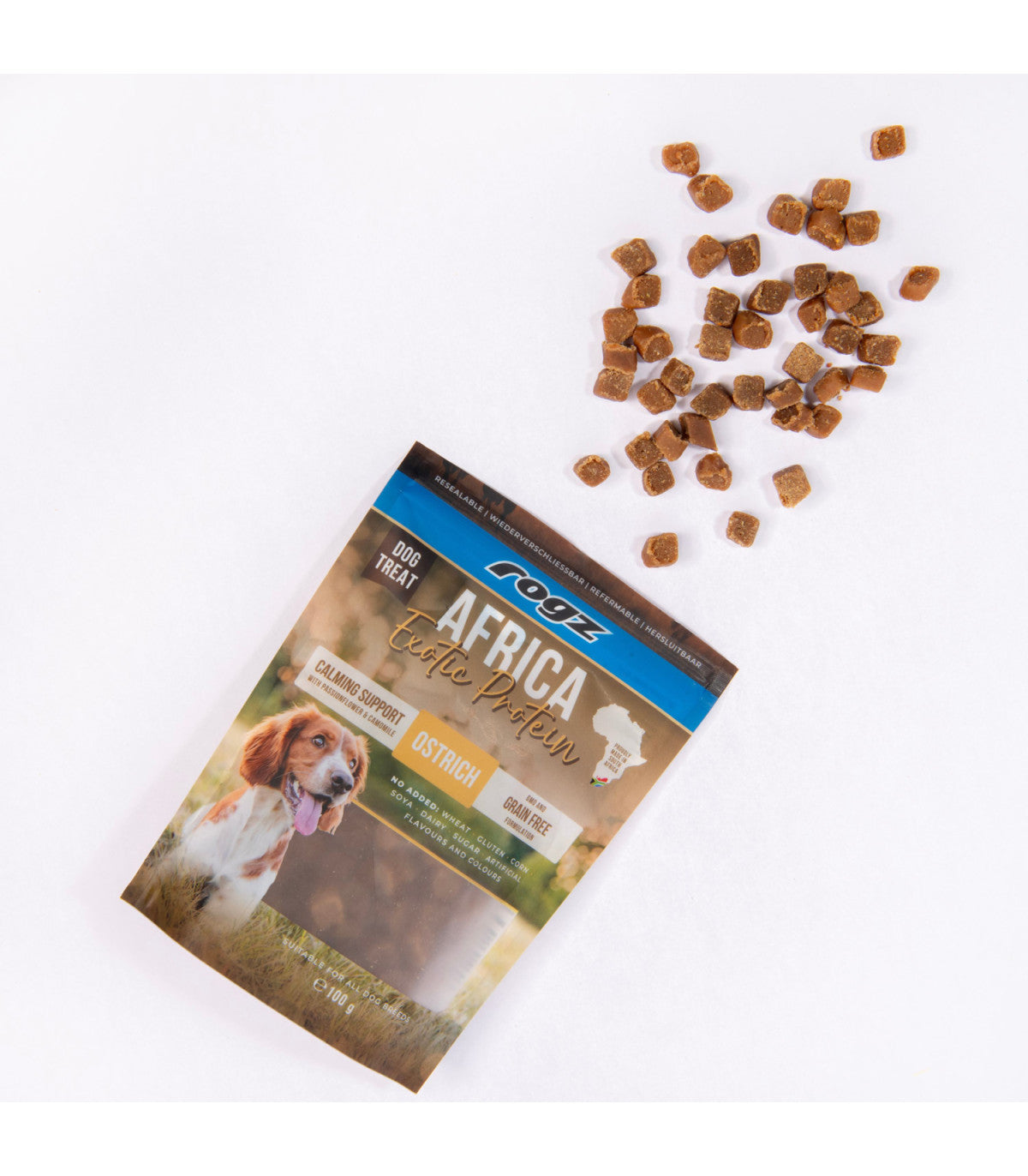 Premios con Avestruz - Calmante - Rogz Africa