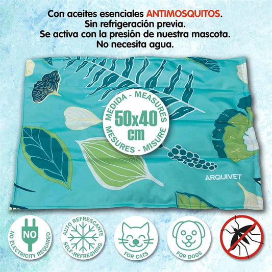 Alfombra Refrescante Antimosquitos para Perros y Gatos