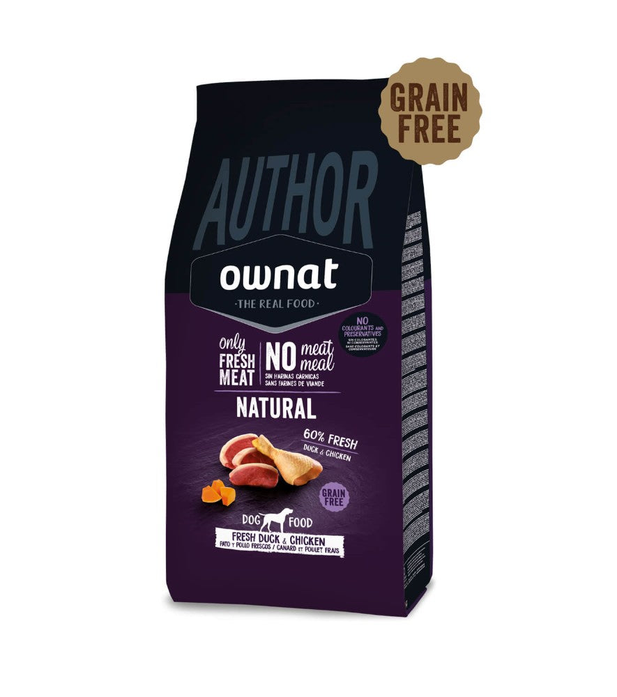 Alimento de Pato y Pollo para Perros - Ownat - Author
