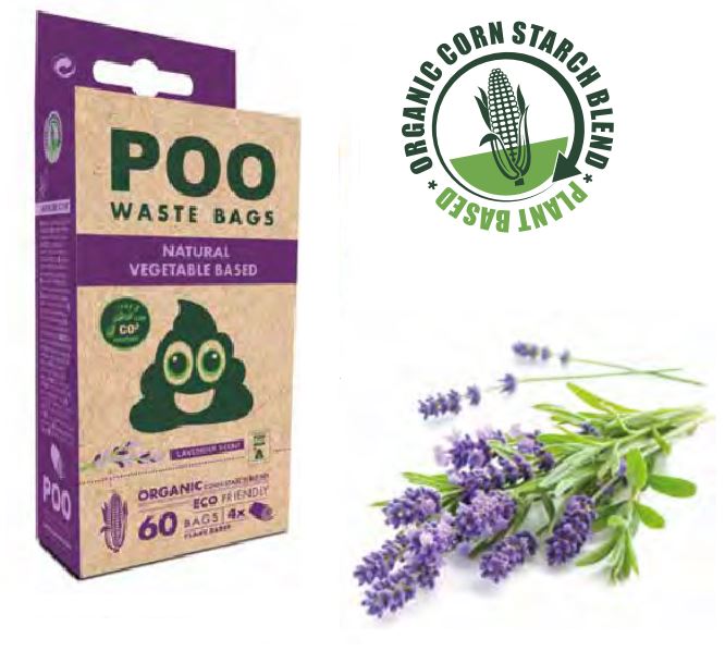 Bolsas Higiénicas Biodegradables - Poo - Lavanda