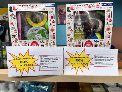 Cajas Navideñas para Perros