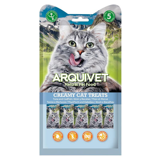 Cremoso de Atún y Bacalao para Gatos - Arquivet