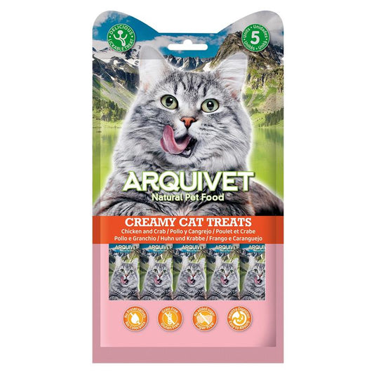 Cremoso de Pollo y Cangrejo para Gatos - Arquivet
