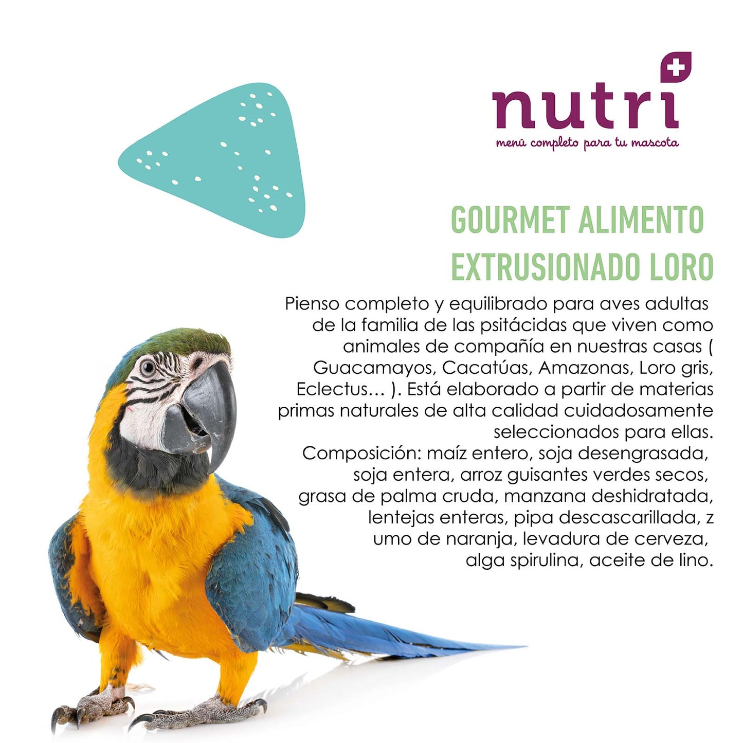 Extrusionado para Loros - Nutriplus