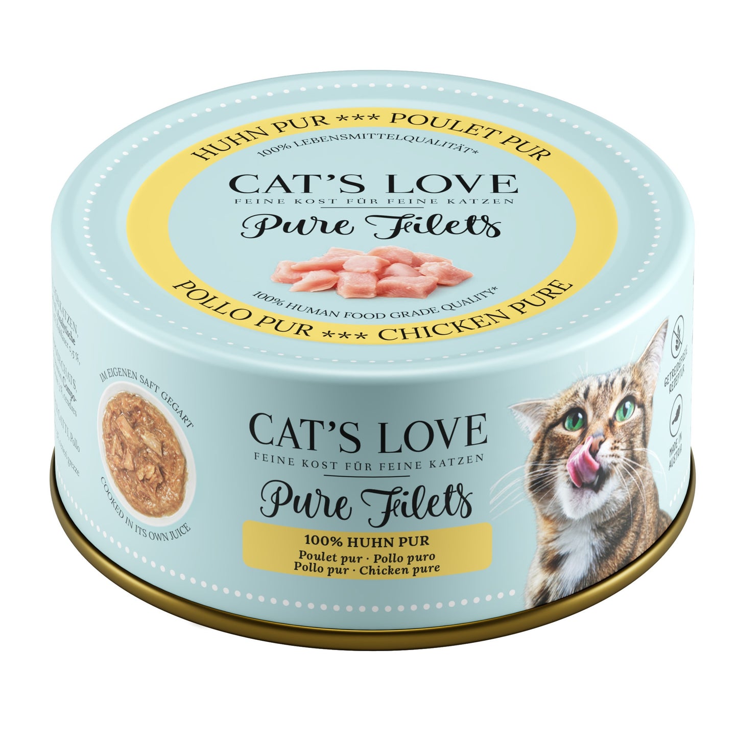 Lata para Gatos - Filetes de Pollo - Cat's Love