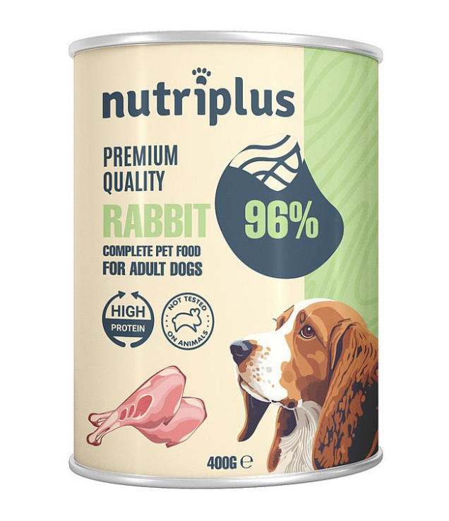 Lata de Conejo para Perros - Nutriplus