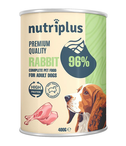 Lata de Conejo para Perros - Nutriplus