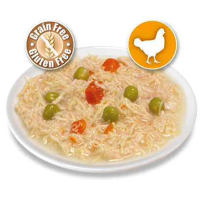 Pollo y verduras en salsa - Arquivet