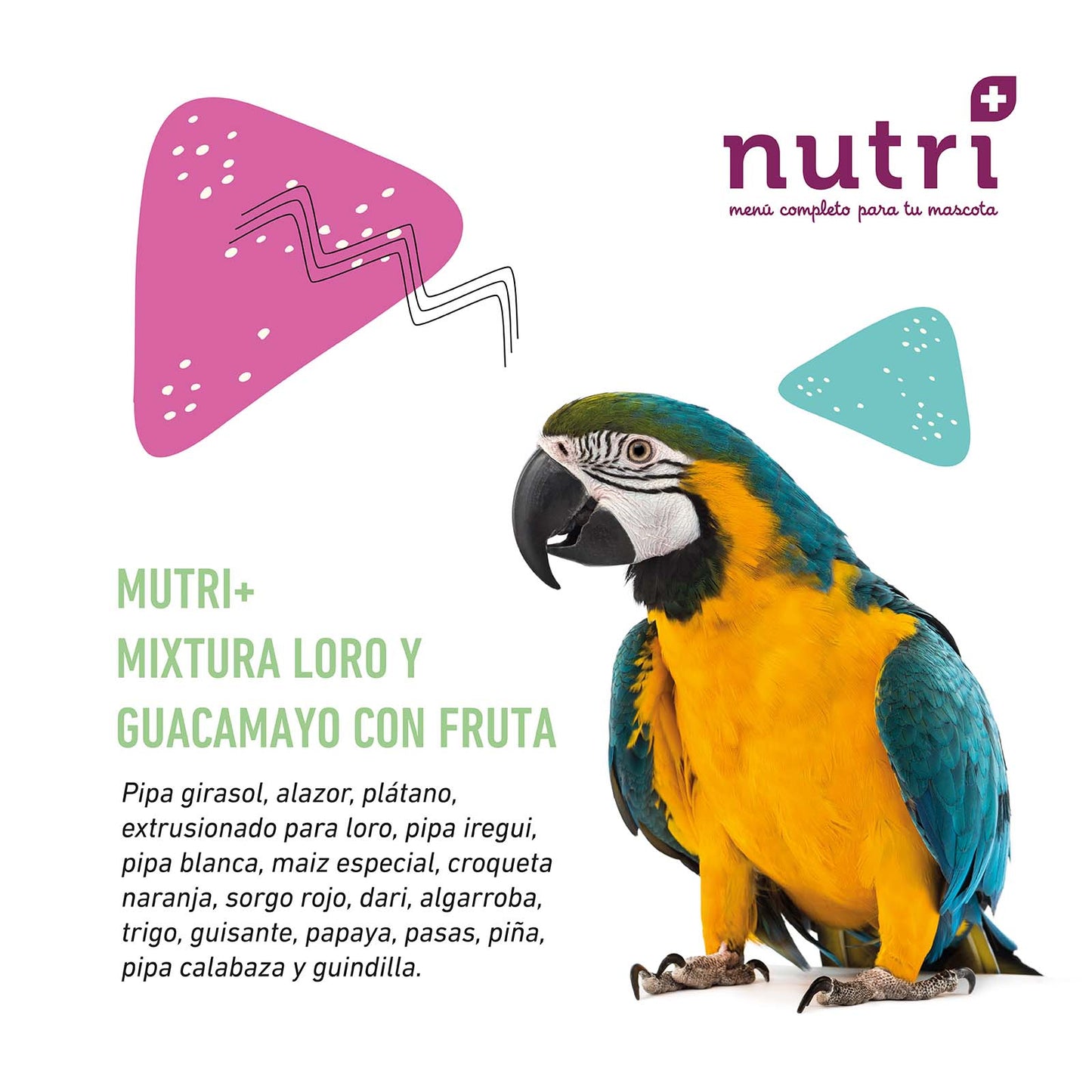 Mixtura para Loros y Guacamayos - Nutriplus