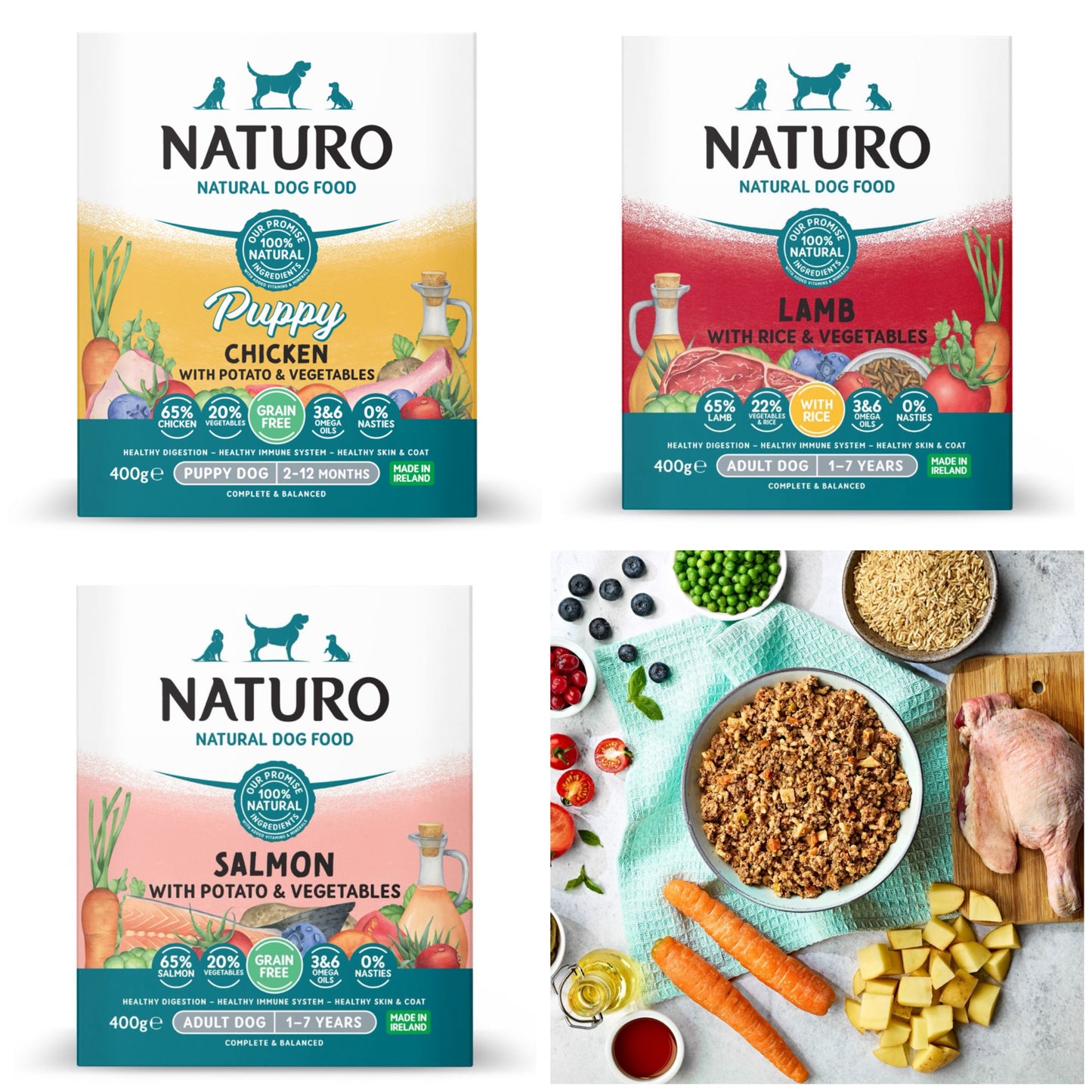 Alimentación Húmeda Para Perros - Naturo