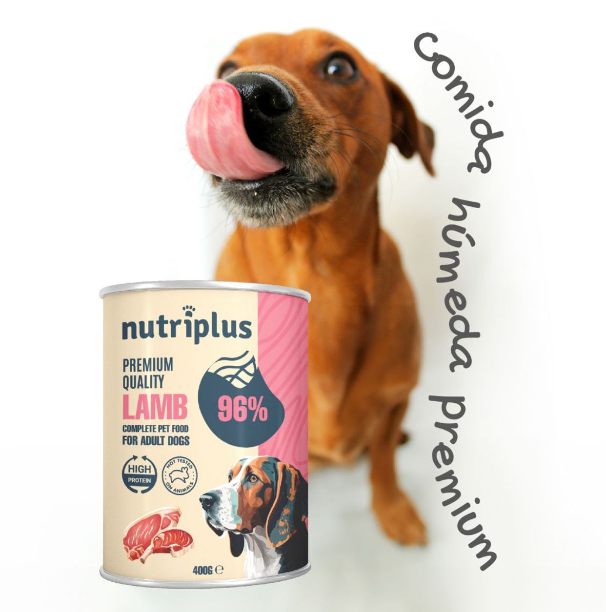 Lata de Cordero para Perros - Nutriplus