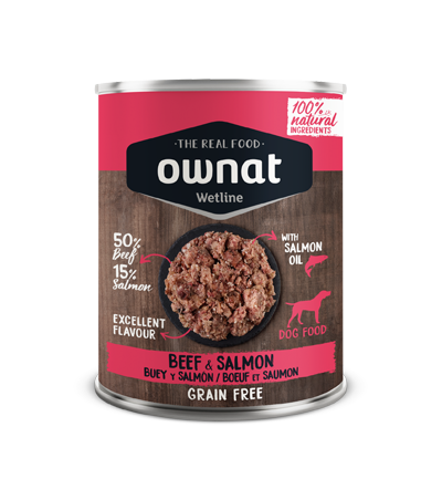 Wetline Buey y Salmón para Perros - Ownat