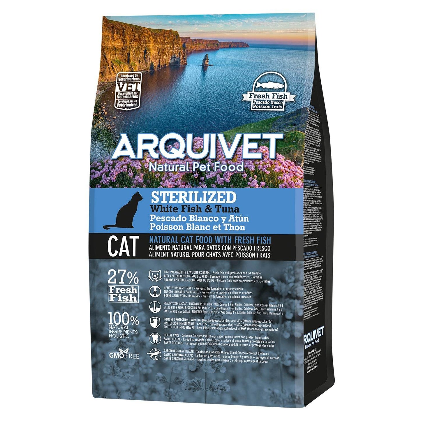 Alimento Super Premium de Pescado para Gatos Esterilizados - Arquivet