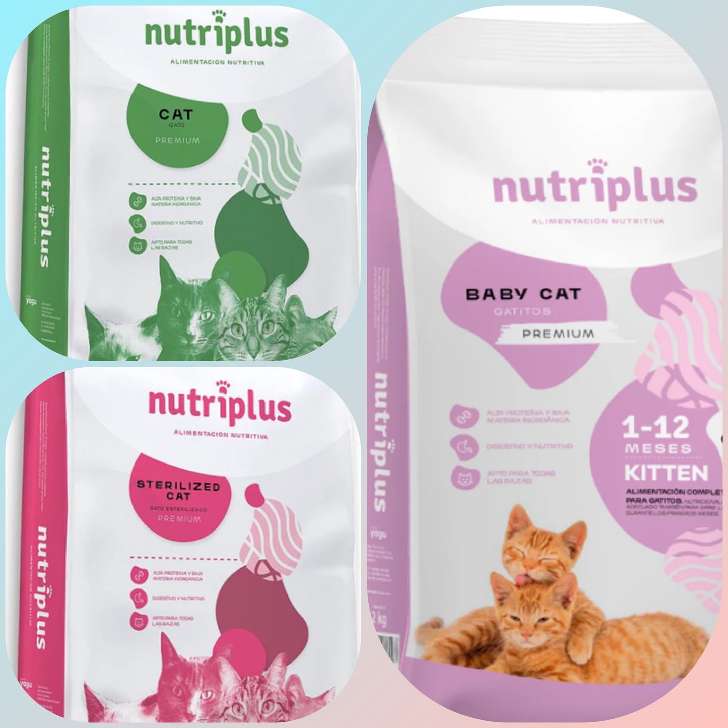 Piensos NUTRIPLUS para Gatos