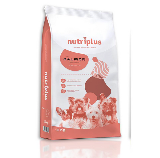 Pienso para Perros adultos - Salmón - Nutriplus