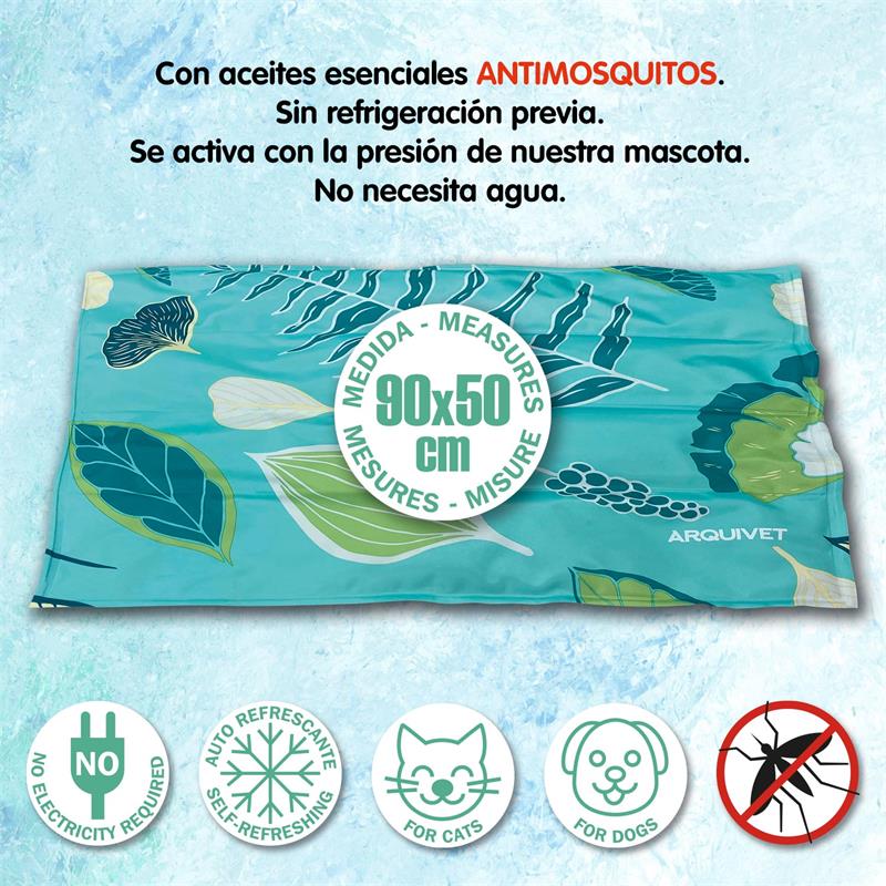 Alfombra Refrescante Antimosquitos para Perros y Gatos