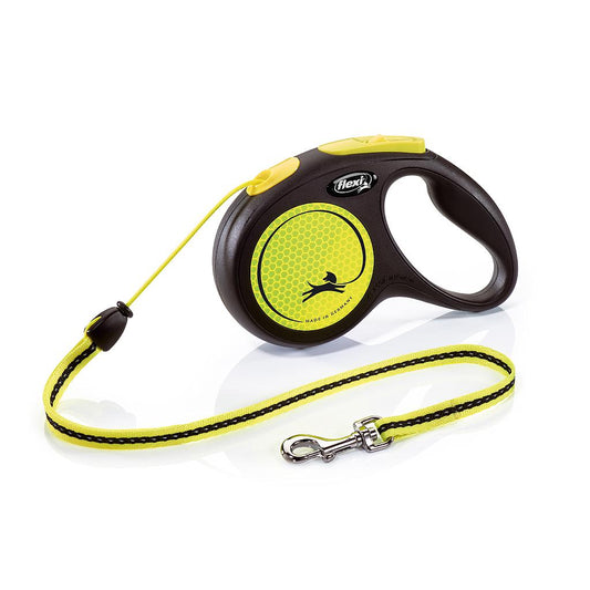 CORREA EXTENSIBLE NEON PARA PERROS - FLEXI