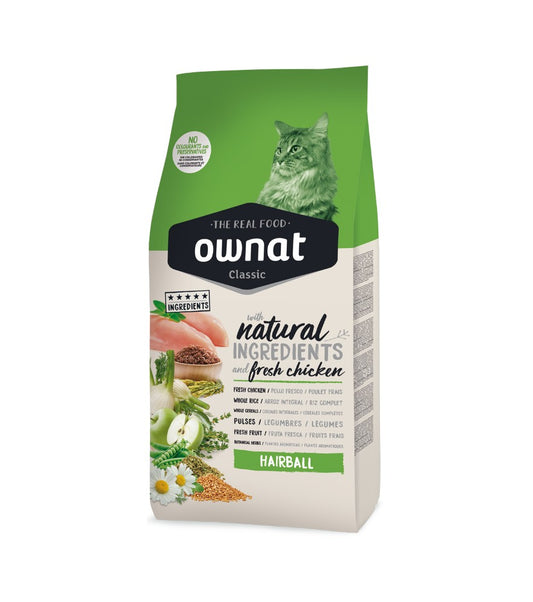 Alimento para Gatos Hairball - Ownat
